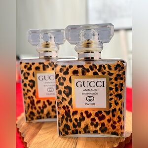 Gucci Animaux Sauvages with Leopard Print x 2